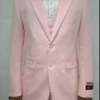 Mens Linen Suits - Summer Pink Suit