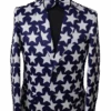 Mens Navy Blue Prom Suit
