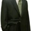 Mens Gray Front Pocket Linen Suit