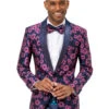 Mens Prom Tuxedo Suit Magenta Prom Suit