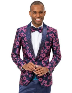 Mens Prom Tuxedo Suit Magenta Prom Suit