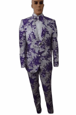 Mens Purple Prom Suit
