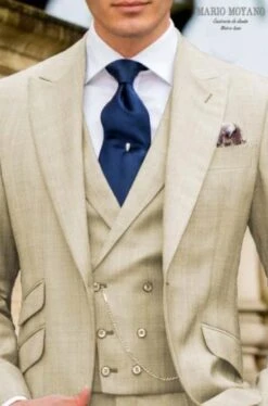 Mens Suits Creamy