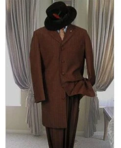 Mens Suits In The 1920s Dark Brown Suit Style