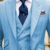 Mens Suits Light Blue