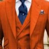 Mens Suits Orange