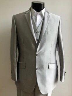 Mens Suits Pasadena - Mens Shark Silver Suits