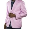 Mens Summer Blazer - Alberto Nardoni Brand Men's Lilac One Ticket Pocket Thread & Stitch 100% Linen Blazer