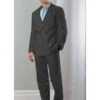 Mens Summer Blazer - Men's Black Linen Double Breasted Suits Jacket Blazer ~ Sport Coat