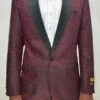 Mens Vegas Burgundy Tuxedo