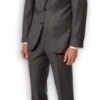Mix And Match Suits Men's Suit Separates Wool Fabric Charcoal Suit By Alberto Nardoni Brand