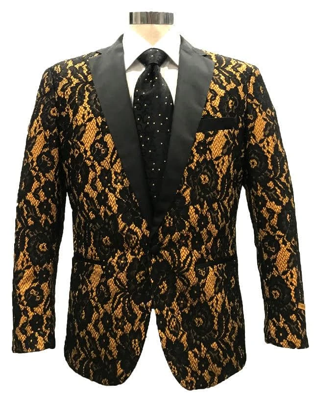 N-115 Black/Camel - Mens Wholesale Blazers 1 N-115 Black/Camel - Mens Wholesale Blazers