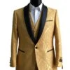 NLO-EuroT Gold-Blk-Satin -Tuxedo WholesaleDistributors
