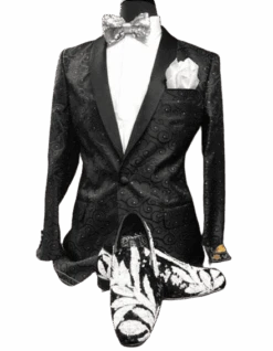 Paisley-300 Black/Black