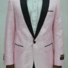 Paisley-300 Pink/Black - Mens Wholesale Blazers