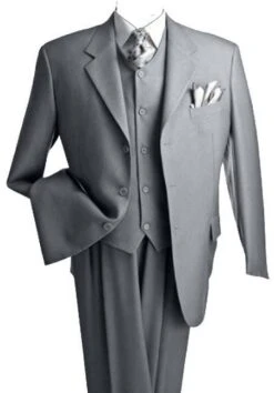 Plus Size Mens Suits - Plus Size Business Suits LT. Gray