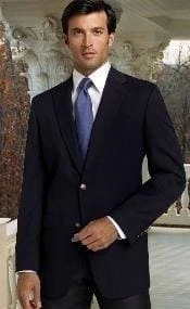Dinner Jacket - Navy/White - Mens Wholesale Blazers