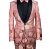 Prom Tuxedo For Men -Floral Prom Suit - Vienna-Rose
