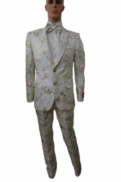 Prom Tuxedo For Men - Rose White Prom Suit