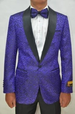 Prom Tuxedo For Men - Vegas Purple
