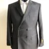 Slim Fit Prom Suits -DB-Slim Solid Black