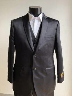 Slim Fit Prom Suits Skinny - Shark Black