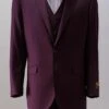 Slim Fit Prom Suits - Tailored Burgundy