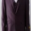 Slim Fit Prom Suits - Tailored Plum