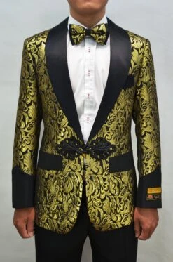 Smoking-2 Gold - Mens Wholesale Blazers