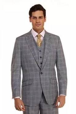 Steel Gray Groomsmen Suits