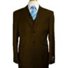 One Chest Pocket - Super 150 Wool Suit - 2 Button Closure