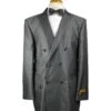 Super 150 Wool Suit - 6 Button Closure - Gray Suit