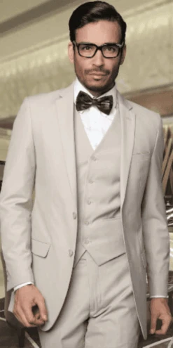 Tan 3 Piece Suit - Tan Three Piece Suit