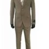 Tan Groomsmen Suits Slim Fitted Tuxedos