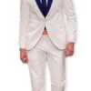 Tux-SH White/Royal -Tuxedo WholesaleDistributors