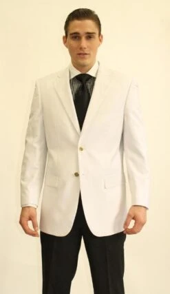 Wholesale Mens Jackets - Wholesale Blazer - WhiteBlazer
