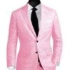 Hot Pink Big And Tall Linen Suit