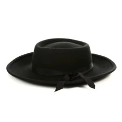 Wholesale Mens Dress Hats In Color Black And Black