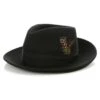 Wholesales Mens Dress Hats In Color Black