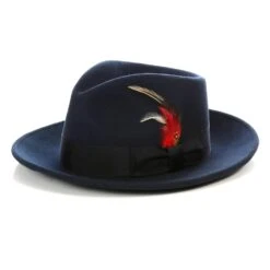 Wholesale Mens Dress Hats In Color Blue