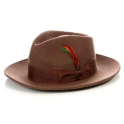 Wholesale Mens Dress Hats In Brown Color